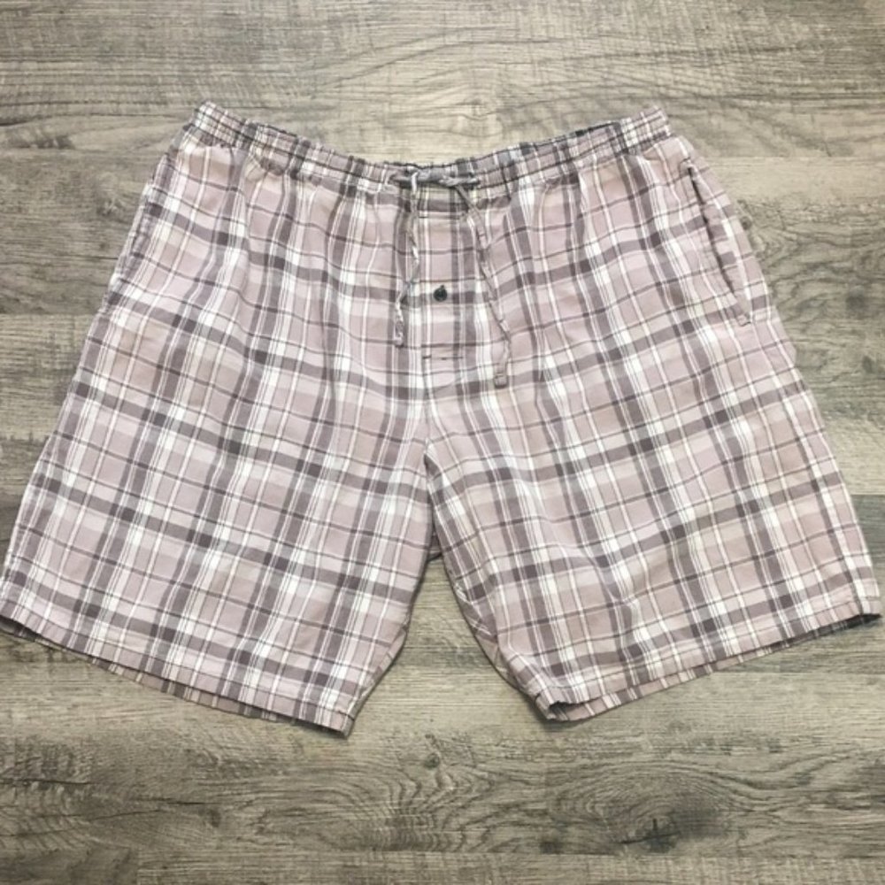 Super Lightweight Plaid Shorts with Tie Waist